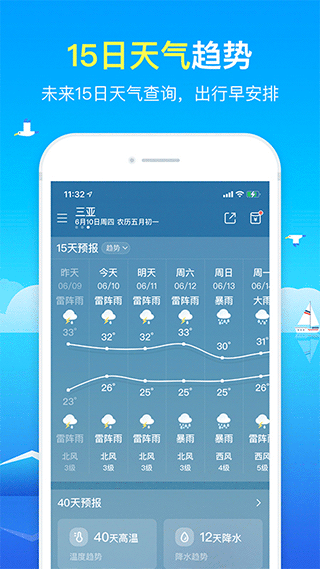 精準(zhǔn)天氣預(yù)報(bào)截圖1