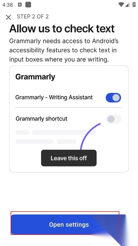 Grammarly客戶端截圖0