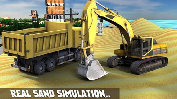 砂子挖掘机模拟器3D截图3