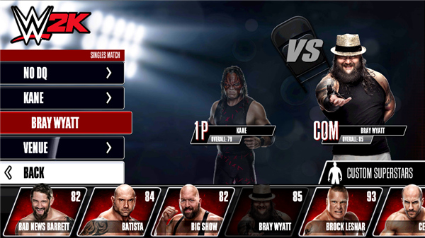WWE2K17手游截图1