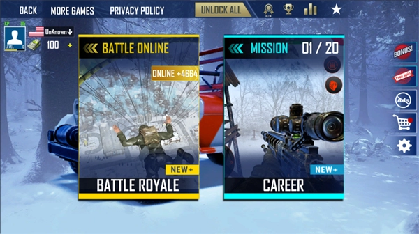 冬季生存大逃杀截图1