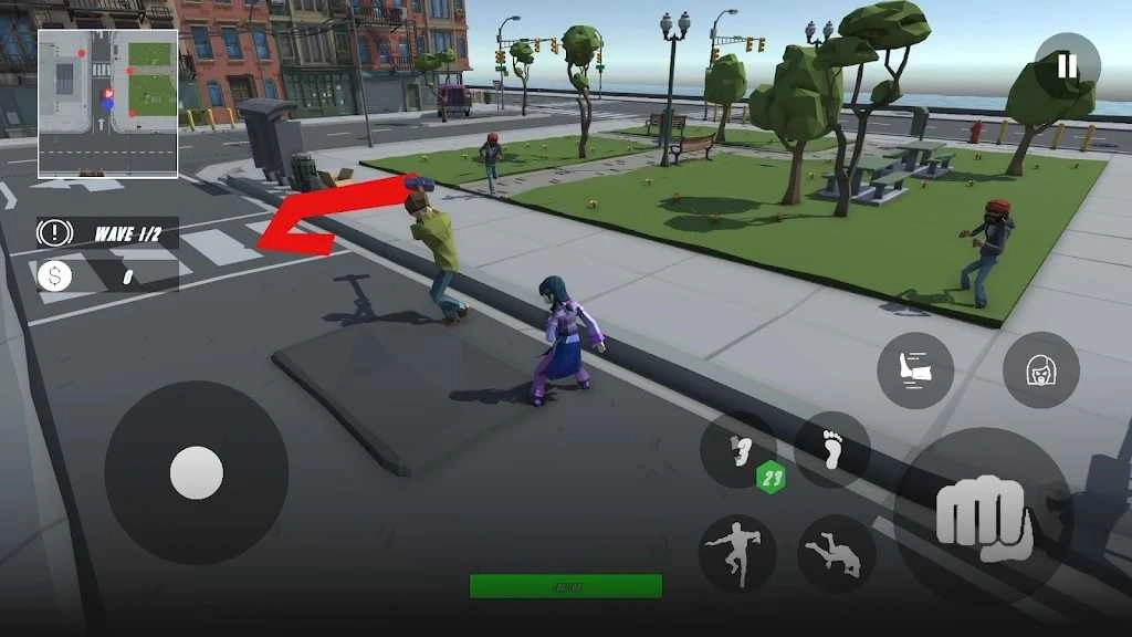 街头帮派格斗3D截图2