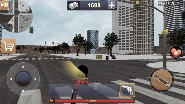 城市火柴人蜘蛛英雄截图2