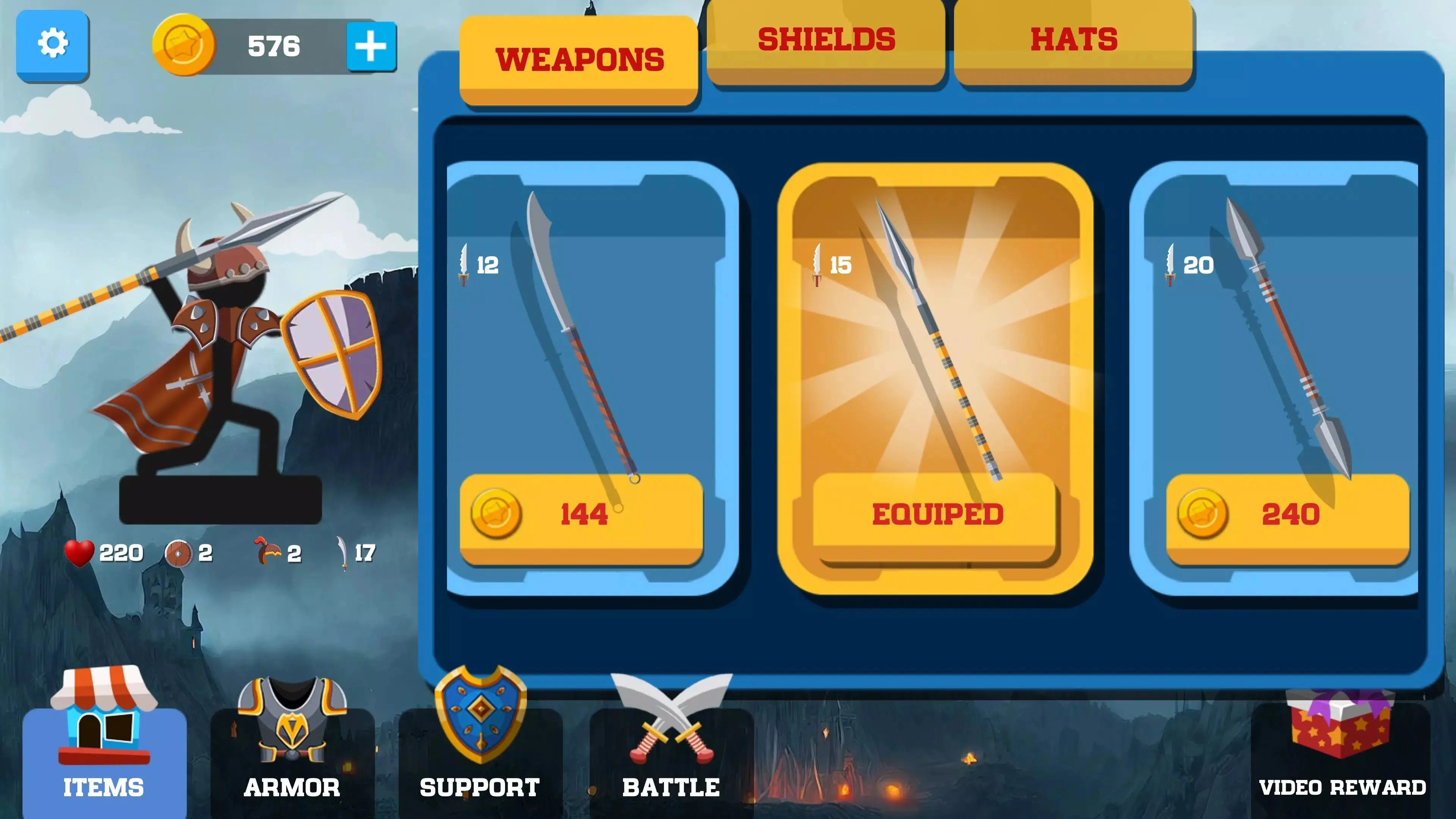 火柴人暗影战士截图2