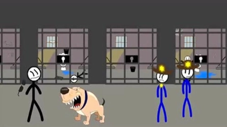 火柴人沙雕逃亡截图2