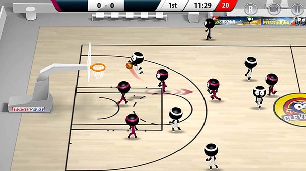 火柴人热血篮球截图0