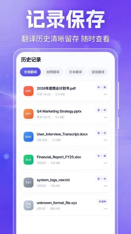 翻译器多语种互译截图0