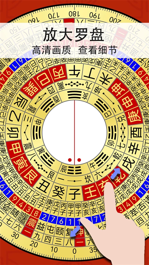 精密罗盘指南针截图3