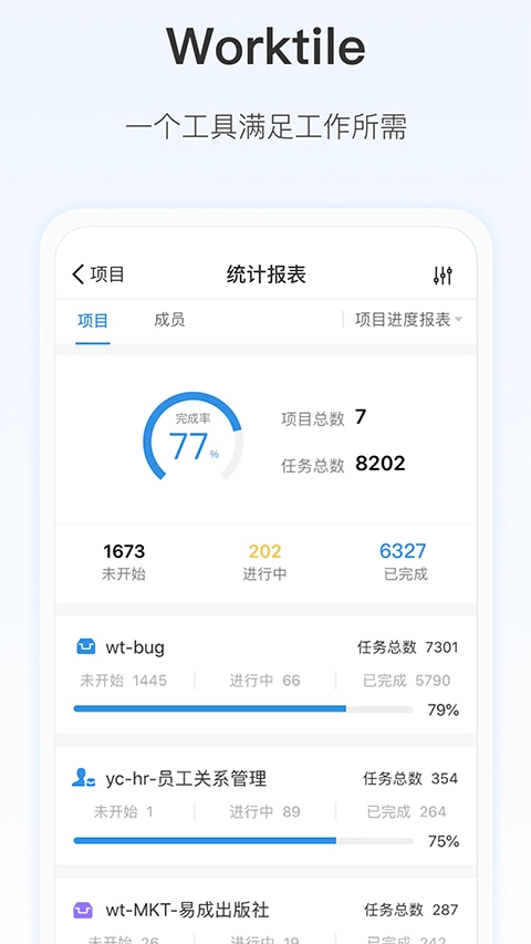 worktile截图0