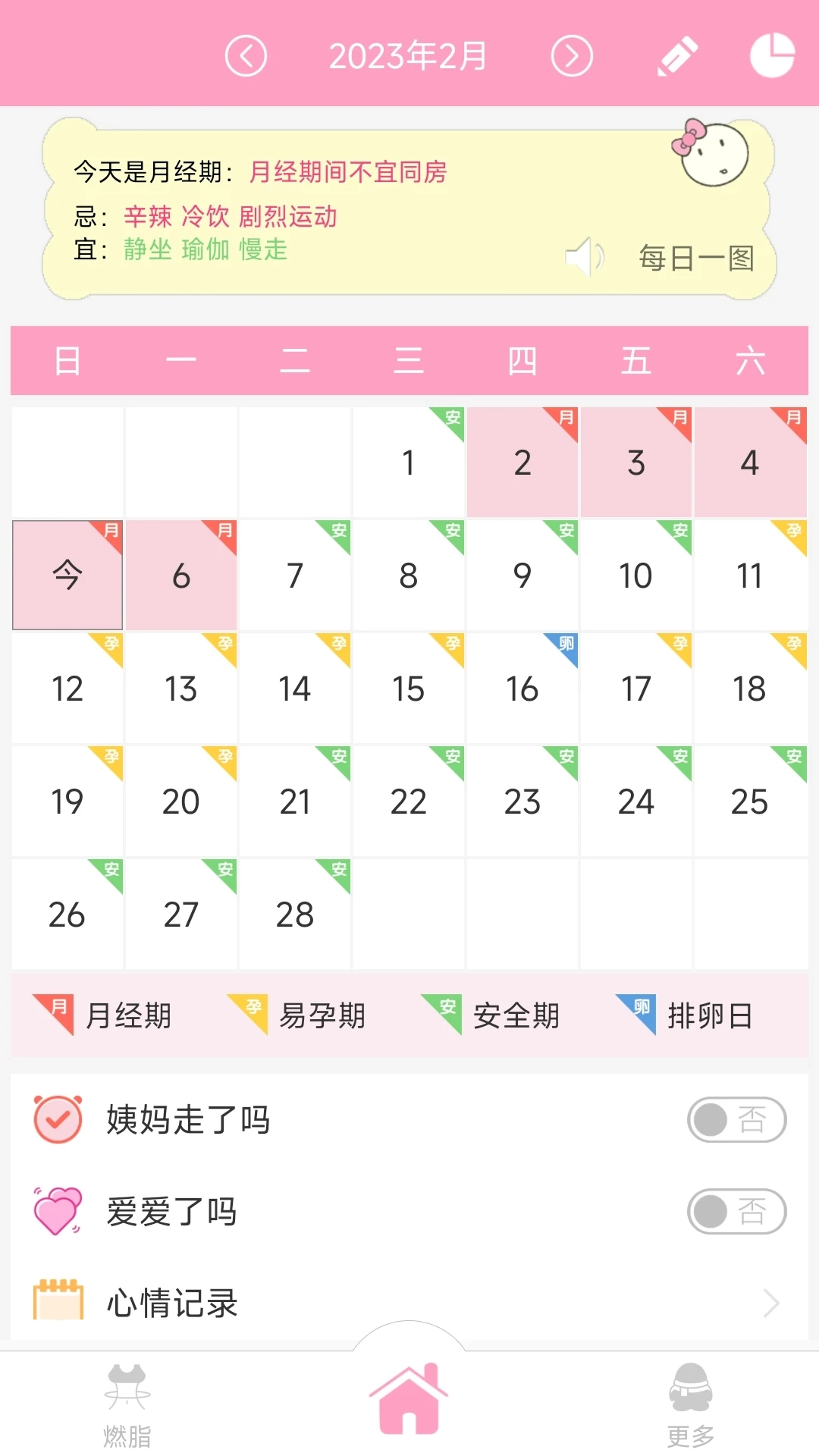 月经期安全期管家截图3