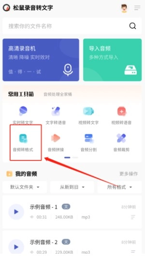 松鼠录音转文字绿色版安卓下载