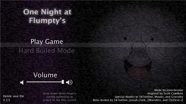 矮蛋惊魂夜游戏(OneNightatFlumpty)截图0