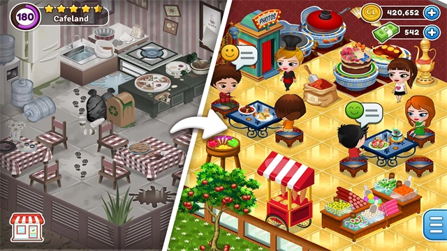 Cafeland餐厅游戏截图3