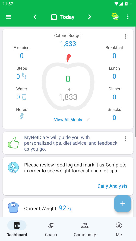 MyNetDiary截图1