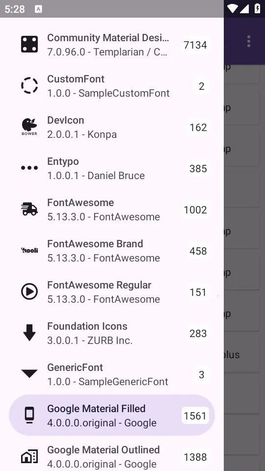 安卓图标库Android Iconics(图标更换工具)  手机版截图1