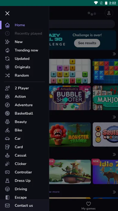 CrazyGames(游戏平台)  安卓版截图1